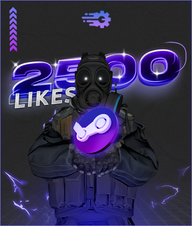 2500x Steam Likes
