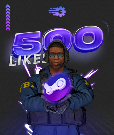 500x Steam Likes
