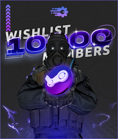 10000x Steam Wishlist Members