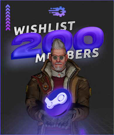 200x Steam Wishlist Members