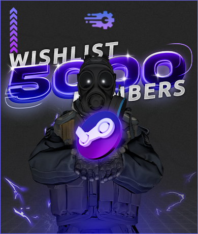 5000x Steam Wishlist Members